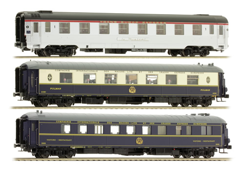LS Models 41106 - 3pc Passenger Coach Set Mistral 56 of the SNCF